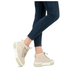 Baskets BEIGE Femme Lacets