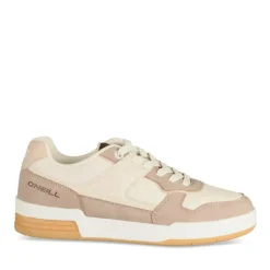 Baskets BEIGE Femme Motif Uni Lacets