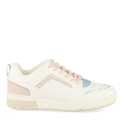 Baskets BEIGE Femme Motif Uni Lacets