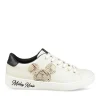 Baskets BEIGE Femme Motif Uni Lacets