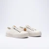 Baskets BEIGE Femme Motif Uni Lacets