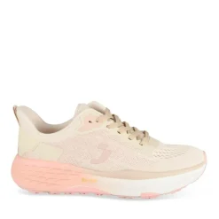 Baskets BEIGE Femme Motif Uni Lacets