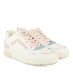 Baskets BEIGE Femme Motif Uni Lacets