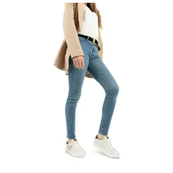 Baskets BEIGE Femme Motif Uni Lacets