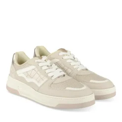 Baskets BEIGE Femme Motif Uni Lacets