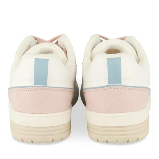 Baskets BEIGE Femme Motif Uni Lacets