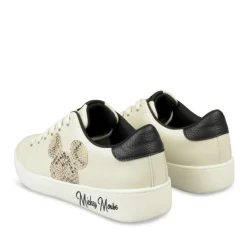 Baskets BEIGE Femme Motif Uni Lacets