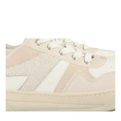Baskets BEIGE Femme Motif Uni Lacets