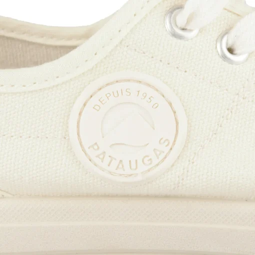 Baskets BEIGE Femme Motif Uni Lacets