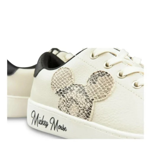 Baskets BEIGE Femme Motif Uni Lacets