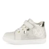 Baskets BEIGE Fille Motif Uni Scratch