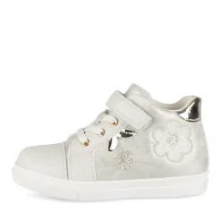 Baskets BEIGE Fille Motif Uni Scratch