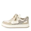 Baskets BEIGE Fille Motif Uni Scratch