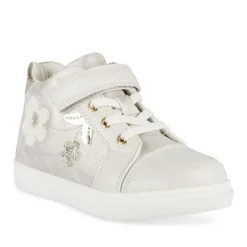 Baskets BEIGE Fille Motif Uni Scratch