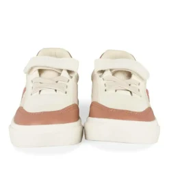 Baskets BEIGE Fille Motif Coeurs Scratch