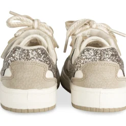 Baskets BEIGE Fille Motif Uni Scratch