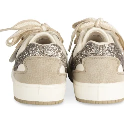 Baskets BEIGE Fille Motif Uni Scratch