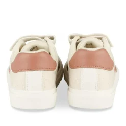 Baskets BEIGE Fille Motif Coeurs Scratch