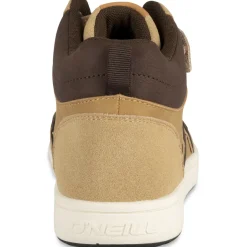 Baskets BEIGE Garçon Motif Uni Scratch + Elastique