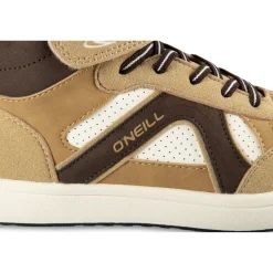 Baskets BEIGE Garçon Motif Uni Scratch + Elastique