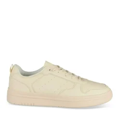 Baskets BEIGE Homme Motif Uni Lacets