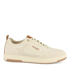 Baskets BEIGE Homme Motif Uni Lacets
