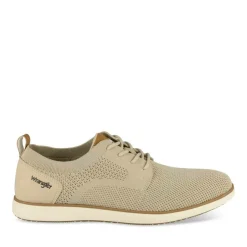 Baskets BEIGE Homme Motif Uni Lacets