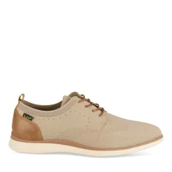 Baskets BEIGE Homme Motif Uni Lacets