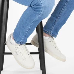 Baskets BEIGE Homme Motif Uni Lacets