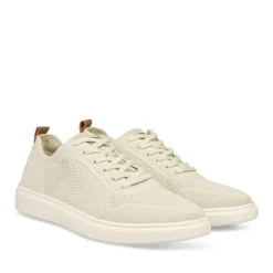 Baskets BEIGE Homme Motif Uni Lacets