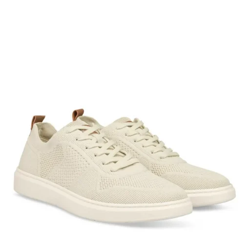 Baskets BEIGE Homme Motif Uni Lacets