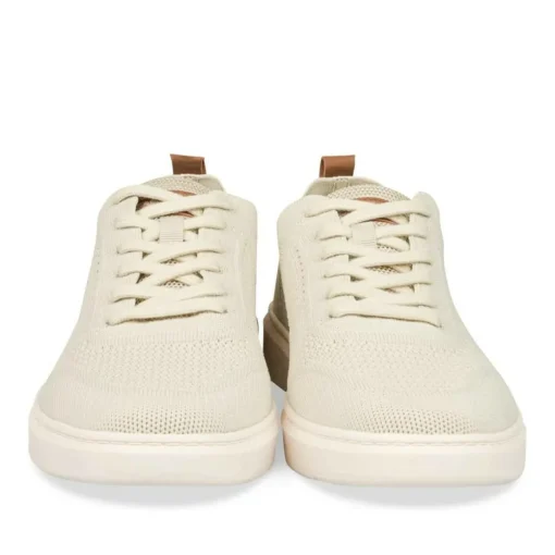 Baskets BEIGE Homme Motif Uni Lacets
