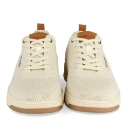Baskets BEIGE Homme Motif Uni Lacets