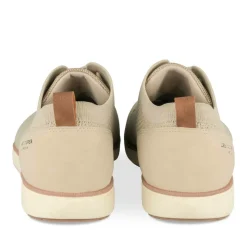 Baskets BEIGE Homme Motif Uni Lacets
