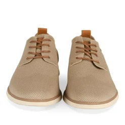 Baskets BEIGE Homme Motif Uni Lacets