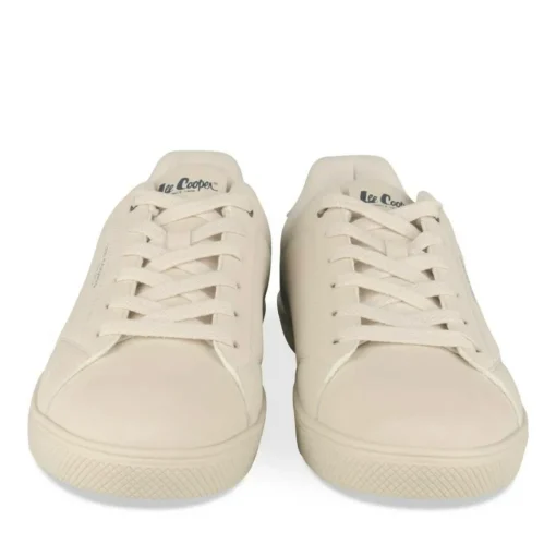 Baskets BEIGE Homme Motif Uni Lacets