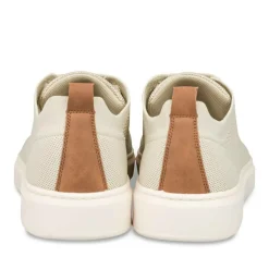 Baskets BEIGE Homme Motif Uni Lacets