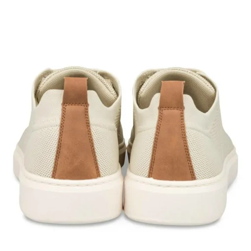 Baskets BEIGE Homme Motif Uni Lacets
