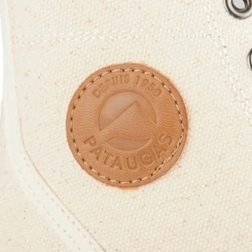 Baskets BEIGE Homme Motif Uni Lacets