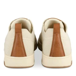 Baskets BEIGE Homme Motif Uni Lacets