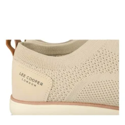 Baskets BEIGE Homme Motif Uni Lacets