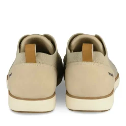 Baskets BEIGE Homme Motif Uni Lacets