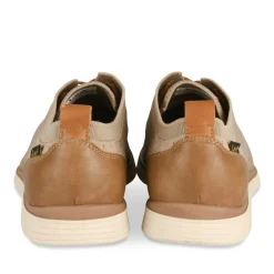 Baskets BEIGE Homme Motif Uni Lacets