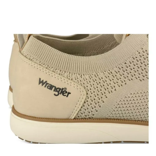 Baskets BEIGE Homme Motif Uni Lacets