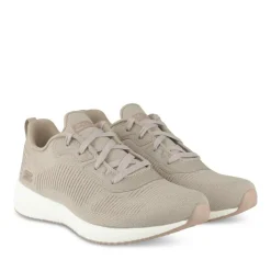 Baskets BEIGE SKECHERS Bobs Squad Glam League