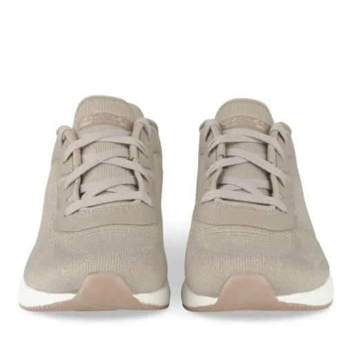Baskets BEIGE SKECHERS Bobs Squad Glam League