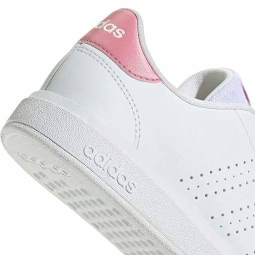 Baskets BLANC ADIDAS ADVANTAGE BASE
