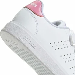 Baskets BLANC ADIDAS ADVANTAGE BASE