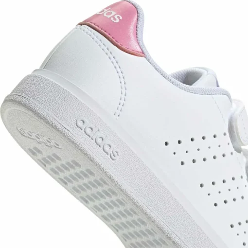 Baskets BLANC ADIDAS ADVANTAGE BASE