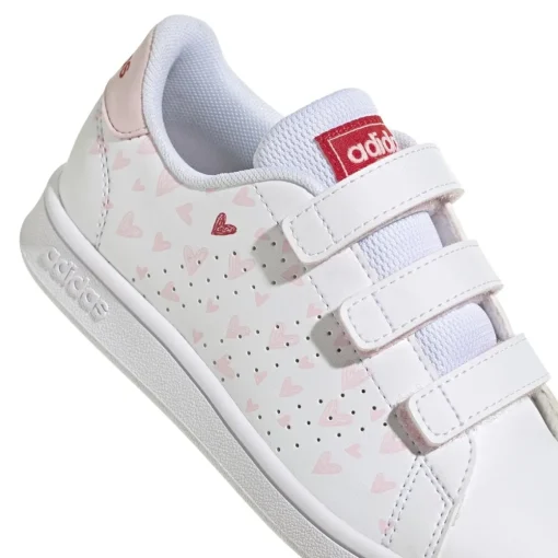 Baskets BLANC ADIDAS Advantage